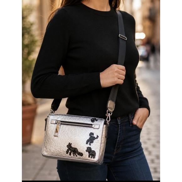 Marc Jacobs Handbags - Marc Jacobs Vintage 2016 Runway Metallic Gotham Sequin Animals Crossbody